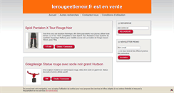 Desktop Screenshot of lerougeetlenoir.fr